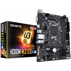 GIGABYTE H310M M.2 2.0 (LGA1151/ Intel/ H310/ Micro ATX/ DDR4/ HDMI 1.4/ M.2/ Motherboard)