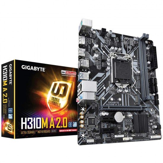 GIGABYTE H310M M.2 2.0 (LGA1151/ Intel/ H310/ Micro ATX/ DDR4/ HDMI 1.4/ M.2/ Motherboard) GIGABYTE H310M M.2 2.0 (LGA1151/ Intel/ H310/ Micro ATX/ DDR4/ HDMI 1.4/ M.2/ Motherboard)