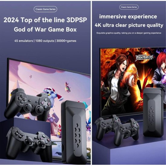 M33 Game Stick 37000+ INBUILT Games Retro Classic 3D 4K Full HD M33 Game Stick 37000+ INBUILT Games Retro Classic 3D 4K Full HD