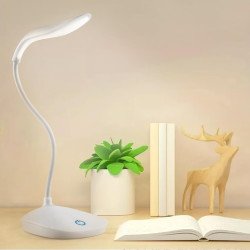 Plastic LED Study Lamp Rechargeable,Table Lamp for Study Room, Desk Lamp Light with 3 Brightness Levels  