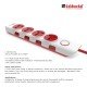 Goldmedal I-Design 4X1 Power Strip With 4 International Sockets, Master Switch, Indicator And 2M Cord - White, 240 Volts Goldmedal I-Design 4X1 Power Strip With 4 International Sockets, Master Switch, Indicator And 2M Cord - White, 240 Volts