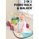 2 in 1 Musical Baby Play Gym with Convertible Walker| Push Walker with Play Piano, Lights, Rattles 2 in 1 Musical Baby Play Gym with Convertible Walker| Push Walker with Play Piano, Lights, Rattles