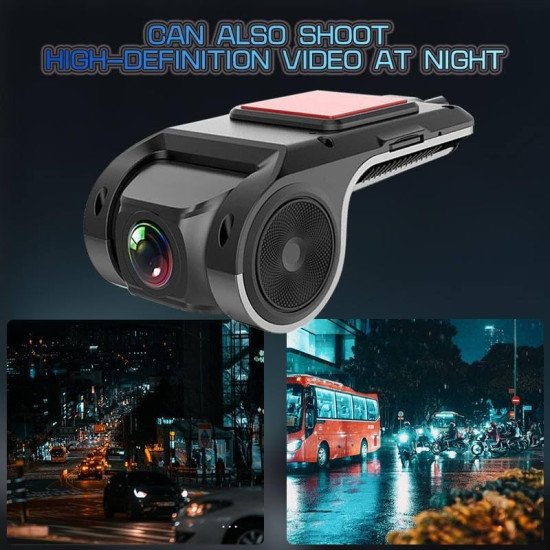 HD Navigation Mini Car DVRs with G-Sensor U2 USB Car Camera DVR 170 ADAS Dash Cam Monitor 720p 1080p Resolution Supports TF Card