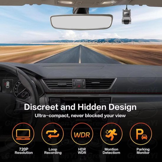 HD Navigation Mini Car DVRs with G-Sensor U2 USB Car Camera DVR 170 ADAS Dash Cam Monitor 720p 1080p Resolution Supports TF Card