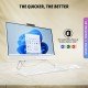 HP AIO PC 12th Gen Intel Core i3-1215U, 23.8inch(60.5 cm) FHD, Three-Sided Micro-Edge (16 GB DDR4, 512GB SSD, Wireless Keyboard and Mouse Combo, Win 11 Home, MSO,Starry White, 5.37kg, 24-cb1701 HP AIO PC 12th Gen Intel Core i3-1215U, 23.8inch(60.5 cm) FHD, Three-Sided Micro-Edge (16 GB DDR4, 512GB SSD, Wireless Keyboard and Mouse Combo, Win 11 Home, MSO,Starry White, 5.37kg, 24-cb1701