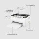 HP Laser 1008a Printer, Single Function, Print, Hi-Speed USB 2.0, Up to 21 ppm, 150-sheet Input Tray, 100-sheet Output Tray, 10,000-page Duty Cycle, 1-Year Warranty, Black and White, 714Z8A HP Laser 1008a Printer, Single Function, Print, Hi-Speed USB 2.0, Up to 21 ppm, 150-sheet Input Tray, 100-sheet Output Tray, 10,000-page Duty Cycle, 1-Year Warranty, Black and White, 714Z8A
