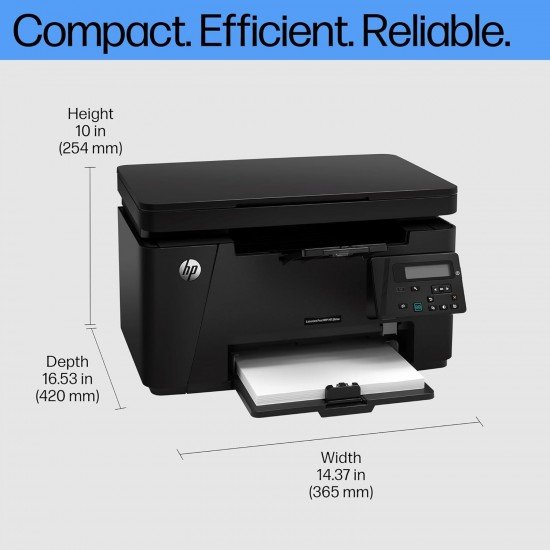 HP Laserjet Pro M126nw All-in-One B&W Printer for Home: Print, Copy, & Scan, Affordable, Compact, Easy Mobile Printing HP Laserjet Pro M126nw All-in-One B&W Printer for Home: Print, Copy, & Scan, Affordable, Compact, Easy Mobile Printing
