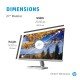 HP M27f 27-inches 68.6cm 1920 x 1080 Pixels Eye-Safe Certified Full HD IPS 3-Sided Micro-Edge Monitor 27 Inch HP M27f 27-inches 68.6cm 1920 x 1080 Pixels Eye-Safe Certified Full HD IPS 3-Sided Micro-Edge Monitor 27 Inch