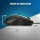 HP X1000 Wired USB Mouse with 3 Handy Buttons HP X1000 Wired USB Mouse with 3 Handy Buttons
