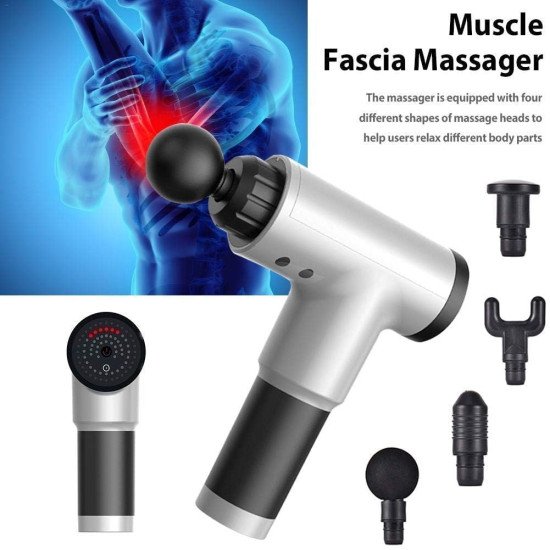Handheld Deep Tissue Muscle Massager Gun KH-320 – Portable Percussion Therapy Tool for Pain Relief & Recovery  