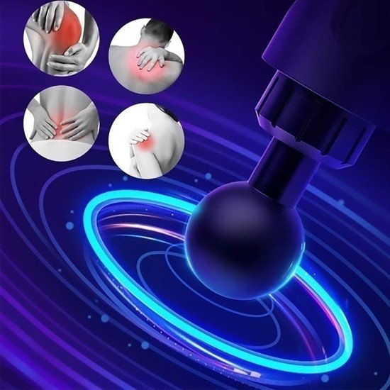 Handheld Deep Tissue Muscle Massager Gun KH-320 – Portable Percussion Therapy Tool for Pain Relief & Recovery  