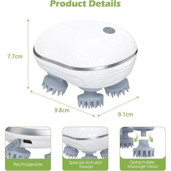 Head Massager For Scalp, Scalp Massage, Electric Scalp Massager, Hair Massager For Hair Growth 