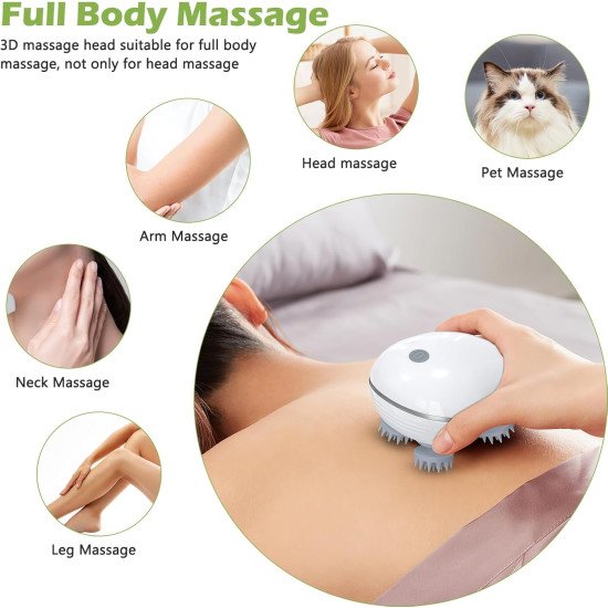 Head Massager For Scalp, Scalp Massage, Electric Scalp Massager, Hair Massager For Hair Growth 