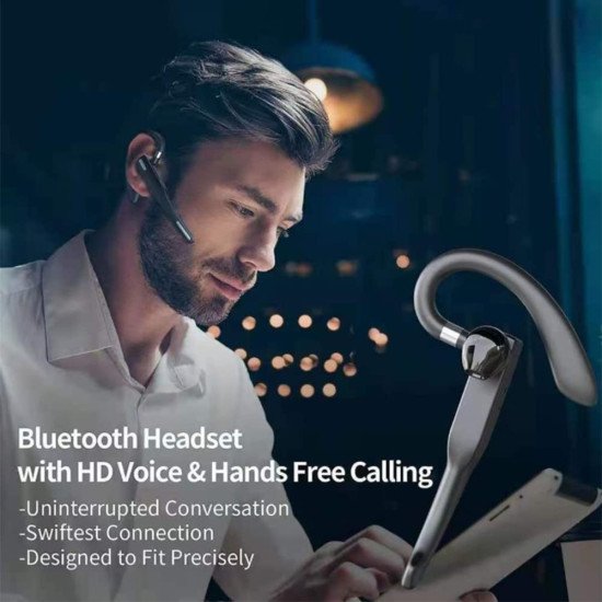YYK525 Business Headset, Over-Ear Headphones With Mic, Bluetooth5.1 Over Ear Headset, 180° Rotating Earhook 