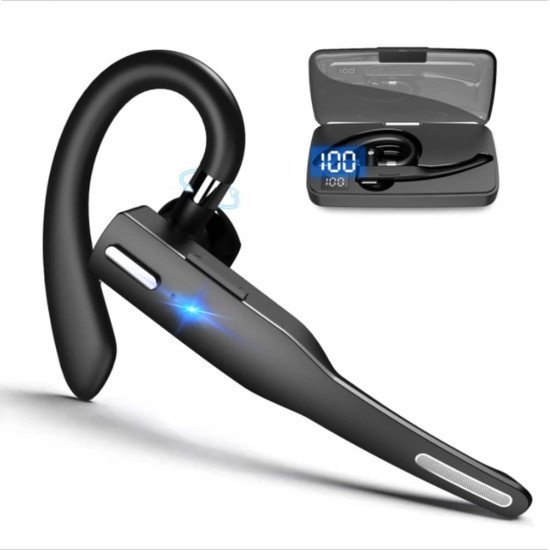 YYK525 Business Headset, Over-Ear Headphones With Mic, Bluetooth5.1 Over Ear Headset, 180° Rotating Earhook 