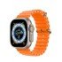 Ultra Seris 8 Smart Watch Men Two Watch NFC Door Unlock Smartwatch Bluetooth Call Wireless Charge Fitness Bracelet (Ultra T-800 Orange)