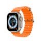 Ultra Seris 8 Smart Watch Men Two Watch NFC Door Unlock Smartwatch Bluetooth Call Wireless Charge Fitness Bracelet (Ultra T-800 Orange)