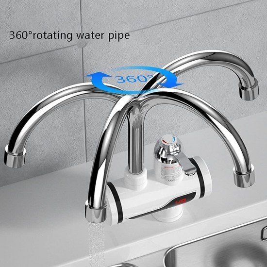 Instant-Electric-Water-Heater-Faucet-HOt-Tap-with-Shower-HOme-Kitchen-BathrOOm-LED-Temperature-Electric-Heating-Tankless-Water-Heaters-Elimator-Professional (Heater) Instant-Electric-Water-Heater-Faucet-HOt-Tap-with-Shower-HOme-Kitchen-BathrOOm-LED-Temperature-Electric-Heating-Tankless-Water-Heaters-Elimator-Professional (Heater)