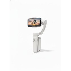 3-Axis Gray Smartphone Gimbal - Wide Angle Handheld Vlogging Stabilizer 