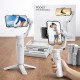 3-Axis Gray Smartphone Gimbal - Wide Angle Handheld Vlogging Stabilizer 