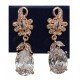 Fashion Latest Stylish Trendy Rose Gold Plated American Crystal Studded Contemporary Drop Earrings for Women & Girls Fashion Latest Stylish Trendy Rose Gold Plated American Crystal Studded Contemporary Drop Earrings for Women & Girls