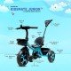 Tricycle with Parental Control, Storage Basket, Cushion Seat and Seat Belt for 12 Months to 48 Months Boys/Girls/Carrying Capacity Upto 30 Kgs (Color May Vary) Tricycle with Parental Control, Storage Basket, Cushion Seat and Seat Belt for 12 Months to 48 Months Boys/Girls/Carrying Capacity Upto 30 Kgs (Color May Vary)