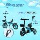 Tricycle with Parental Control, Storage Basket, Cushion Seat and Seat Belt for 12 Months to 48 Months Boys/Girls/Carrying Capacity Upto 30 Kgs (Color May Vary) Tricycle with Parental Control, Storage Basket, Cushion Seat and Seat Belt for 12 Months to 48 Months Boys/Girls/Carrying Capacity Upto 30 Kgs (Color May Vary)
