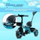 Tricycle with Parental Control, Storage Basket, Cushion Seat and Seat Belt for 12 Months to 48 Months Boys/Girls/Carrying Capacity Upto 30 Kgs (Color May Vary) Tricycle with Parental Control, Storage Basket, Cushion Seat and Seat Belt for 12 Months to 48 Months Boys/Girls/Carrying Capacity Upto 30 Kgs (Color May Vary)