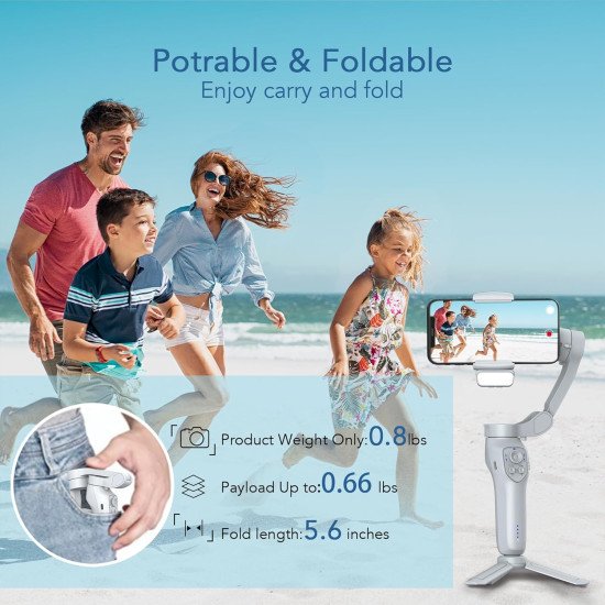 L7C Pro Plus Portable Gimbal Stabilizer, Face Tracking  