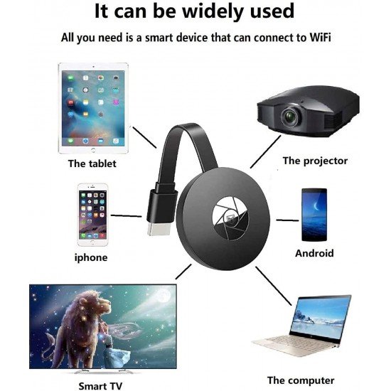 Wi-Fi Display Dongle | DLNA Wireless HDMI Screen Mirroring WiFi Adaptor (CROMECAST) Wi-Fi Display Dongle | DLNA Wireless HDMI Screen Mirroring WiFi Adaptor (CROMECAST)