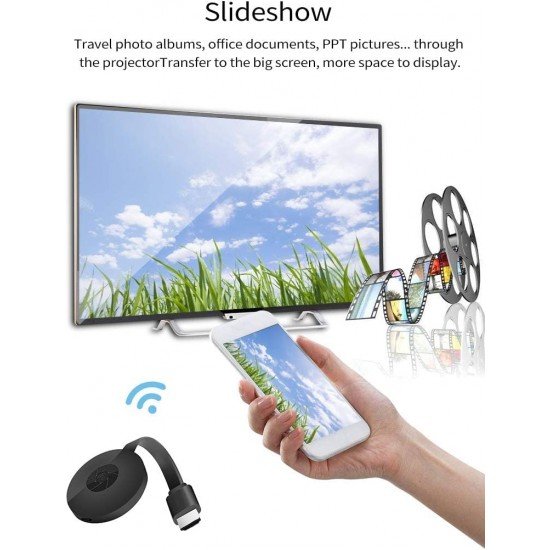 Wi-Fi Display Dongle | DLNA Wireless HDMI Screen Mirroring WiFi Adaptor (CROMECAST) Wi-Fi Display Dongle | DLNA Wireless HDMI Screen Mirroring WiFi Adaptor (CROMECAST)