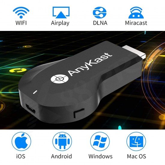 Wi-Fi Display Dongle | DLNA Wireless HDMI Screen Mirroring WiFi Adaptor (CROMECAST) Wi-Fi Display Dongle | DLNA Wireless HDMI Screen Mirroring WiFi Adaptor (CROMECAST)