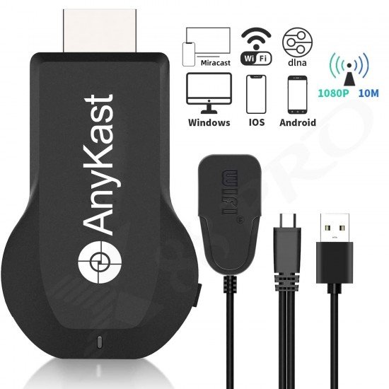 Wi-Fi Display Dongle | DLNA Wireless HDMI Screen Mirroring WiFi Adaptor (CROMECAST) Wi-Fi Display Dongle | DLNA Wireless HDMI Screen Mirroring WiFi Adaptor (CROMECAST)