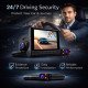 Touch Screen Dash Cam for Car, Full HD 1440p, Front Rear & Interior Triple Cam System 