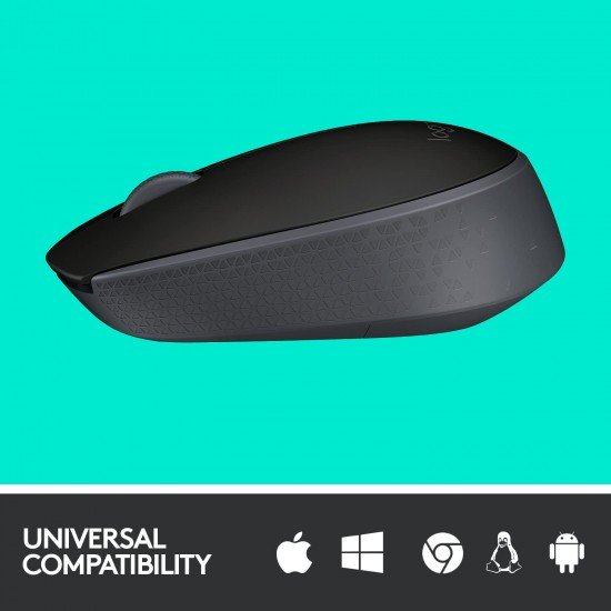 Logitech B170 Wireless Mouse, 2.4 GHz with USB Nano Receiver Logitech B170 Wireless Mouse, 2.4 GHz with USB Nano Receiver