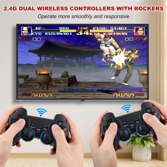 Video Game M8 Game Console with 2 Wireless Controllers (Model:-M8)