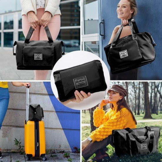 Foldable Duffle Bag for Travelling |Waterproof and Large Travel Bag for Women Luggage Foldable Duffle Bag for Travelling |Waterproof and Large Travel Bag for Women Luggage