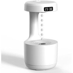 Cool Mist Anti-Gravity Water Drop Humidifier Intelligent Ant Dry & Led Power Off Protection Light Mode 