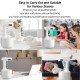 Cool Mist Anti-Gravity Water Drop Humidifier Intelligent Ant Dry & Led Power Off Protection Light Mode 