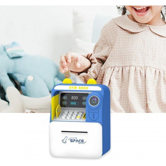 FACE Recognition Musical Money Safe Kids Piggy Savings Bank with Personal ATM Card FACE Recognition Musical Money Safe Kids Piggy Savings Bank with Personal ATM Card