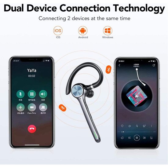 G7 In-Ear Wireless Business Car Bluetooth Headset Single Ear Microphone