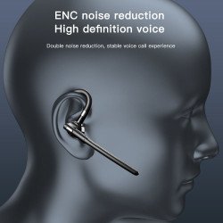 YYK-526 Business Earhook Hands-free Earphones ENC Noise Cancelling  