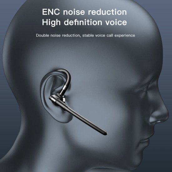 YYK-526 Business Earhook Hands-free Earphones ENC Noise Cancelling  