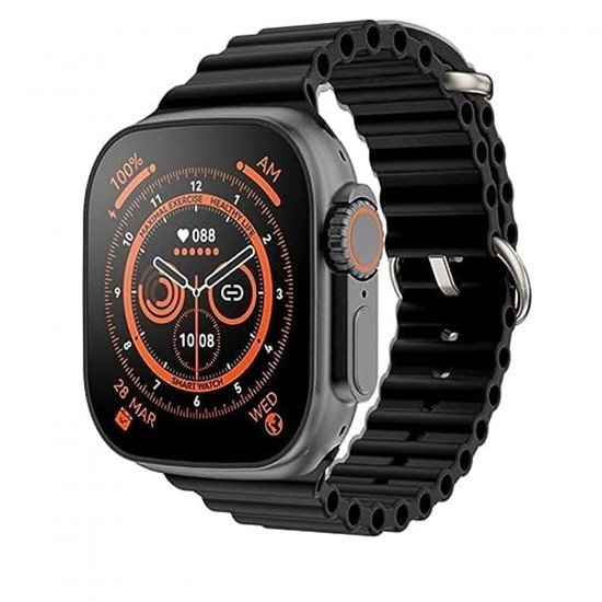 Large 2.19 inch Display Watch 9 Ultra 49mm Unisex Smart Watch Series 8 Sport NFC Bluetooth Call Waterproof for Blood Oxygen & Blood Pressure, Steps, Calories, Distance (Pack of 1) Large 2.19 inch Display Watch 9 Ultra 49mm Unisex Smart Watch Series 8 Sport NFC Bluetooth Call Waterproof for Blood Oxygen & Blood Pressure, Steps, Calories, Distance (Pack of 1)