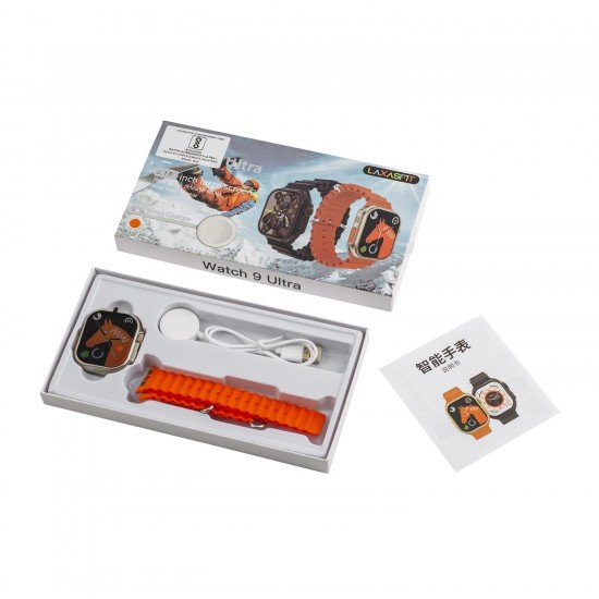 Large 2.19 inch Display Watch 9 Ultra 49mm Unisex Smart Watch Series 8 Sport NFC Bluetooth Call Waterproof for Blood Oxygen & Blood Pressure, Steps, Calories, Distance (Pack of 1) Large 2.19 inch Display Watch 9 Ultra 49mm Unisex Smart Watch Series 8 Sport NFC Bluetooth Call Waterproof for Blood Oxygen & Blood Pressure, Steps, Calories, Distance (Pack of 1)
