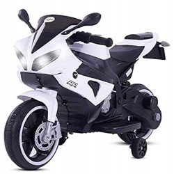 Electric Bike with Rechargeable Battery Operated Ride on Bike with Hand Accelerator and Key-Start Wheel led Light MP3 Music System  