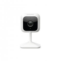 PHILIPS WiFi HSP1000 Fixed Indoor Security Camera | Full HD 2MP | 2-Way Talk | Motion Detect | Night Vision| SD Card | AES-128bit Encryption | 2 Year Brand Replacement Warranty
