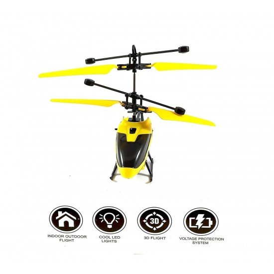 Hand Induction Control Flying Helicopter Toy with Infrared Sensor (Color May Vary) Hand Induction Control Flying Helicopter Toy with Infrared Sensor (Color May Vary)