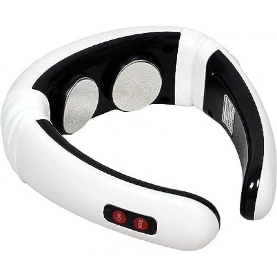 Neck Massager for Pain and Stress Relief Electric Pulse Acupoint Magnetic Therapy Massager (Multicolor) (pack of 1) Neck Massager for Pain and Stress Relief Electric Pulse Acupoint Magnetic Therapy Massager (Multicolor) (pack of 1)