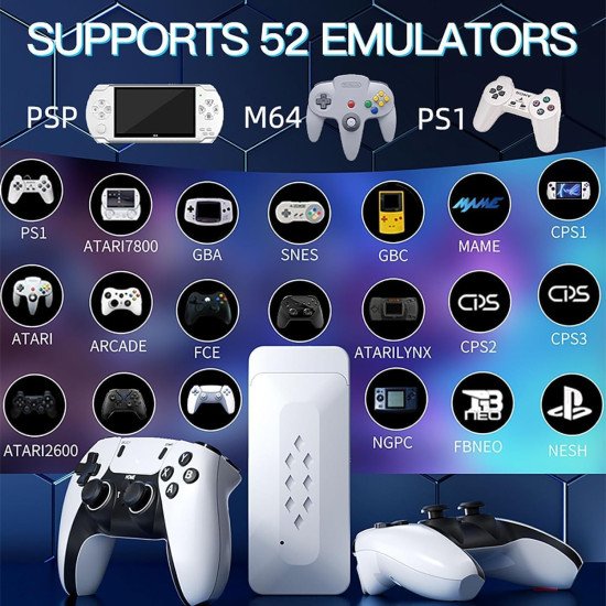 Playtastic M22 Retro Game Gamepad - with 30,000+ Games 